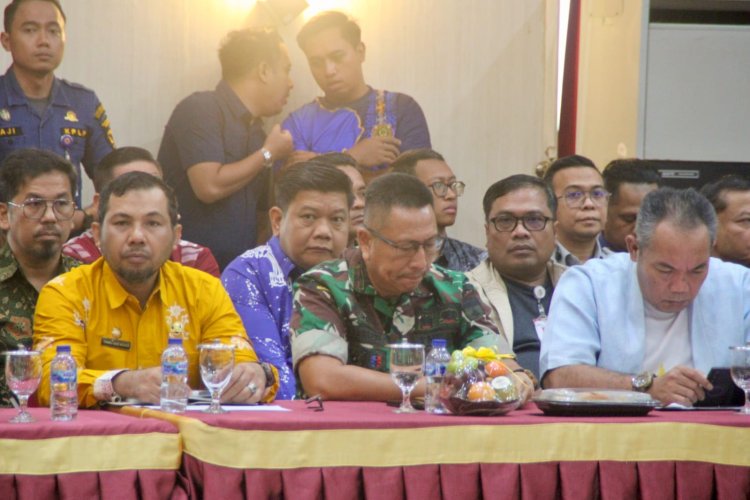 Wakili Dandim 0301/Pbr, Pasiops Hadiri Rakor Lintas Sektor di Balai Serindit