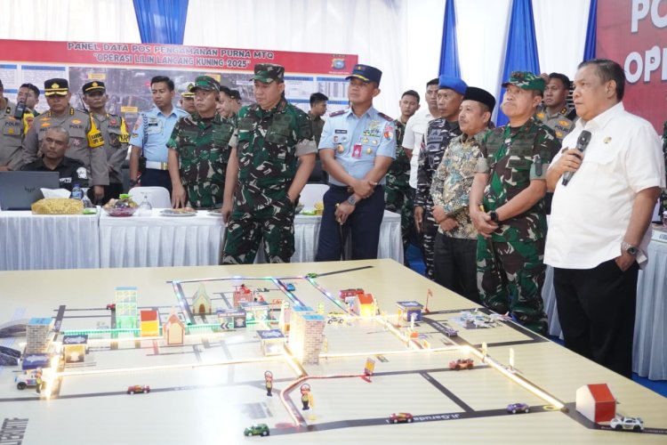 Pastikan Keamanan Natal, Dandim 0301/Pekanbaru Ikut Tinjau Gereja dan Pos PAM Nataru
