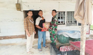Babinsa Kodim 0301/Pbr Berikan Bantuan Sembako Pada Warga Binaan