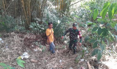 Memasuki Musim Kemarau,Babinsa Kodim 0301/Pbr Laksanakan Patroli Karhutla