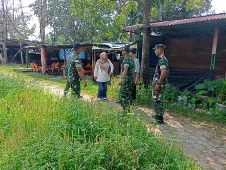 Kodim 0301/Pbr Cek Lokasi Pembangunan KDKMP di Rumbai