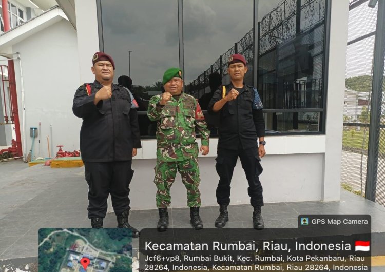 Babinsa Kodim 0301l/Pbr Monitoring Lapas Narkoba Guna tingkatkan Keamanan Dan Sinergitas