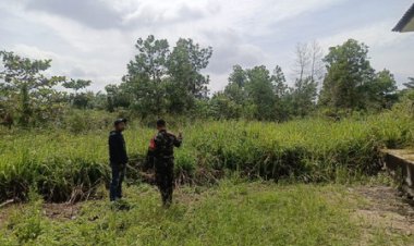 Sebelum Masuk Masa Kemarau, Babinsa 0301/Pbr Sosialisasi Bahaya Karhutla