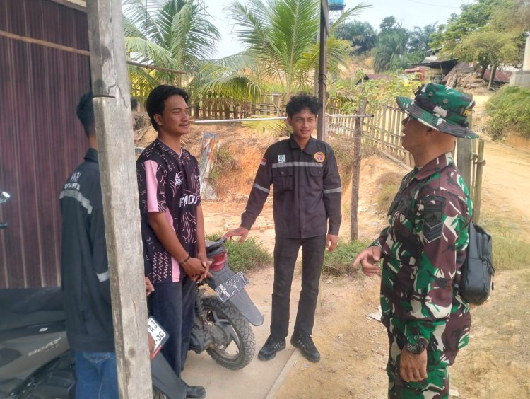 Hangat dan Penuh Makna, Komsos Satgas TMMD 127 Bersama Pemuda Tuah Negeri