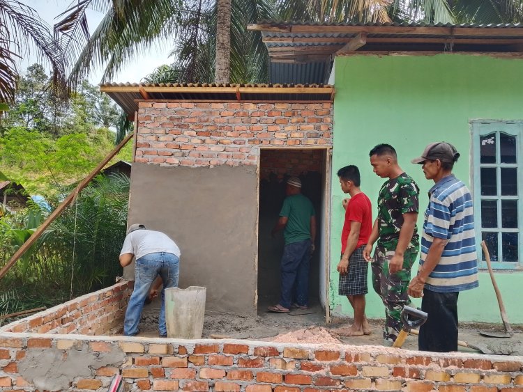 Dedikasi Tanpa Lelah, Satgas TMMD dan Warga Wujudkan Posyandu Impian