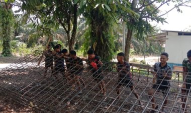 Kodim 0301/Pekanbaru Terus Majukan Infrastruktur Wilayah