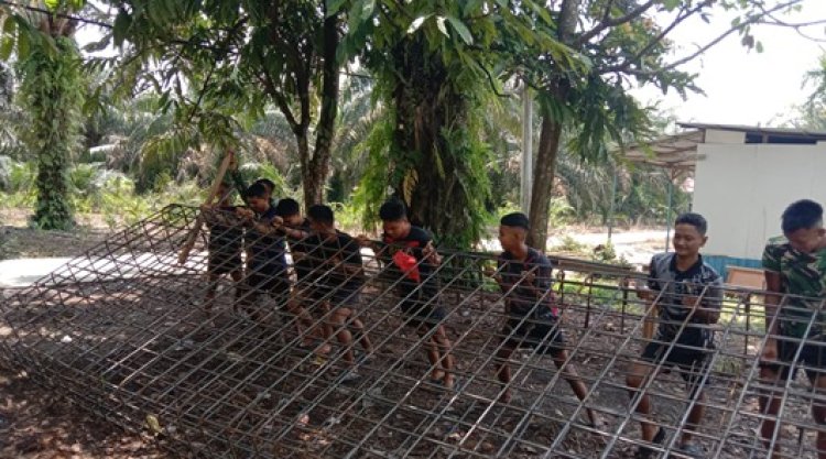 Kodim 0301/Pekanbaru Terus Majukan Infrastruktur Wilayah