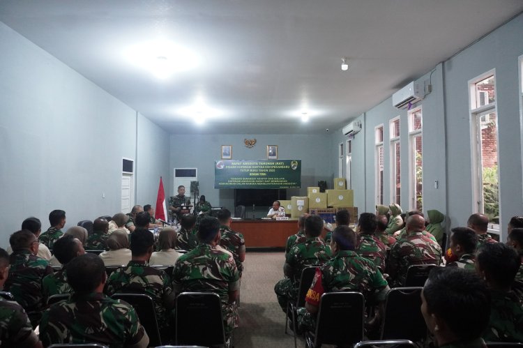 Dandim 0301/Pekanbaru Buka RAT Primer Koperasi Kartika Tutup Buku Tahun 2025