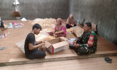 Babinsa Kodim 0301/Pbr Ajak UMKM Bisa Jadi Motor Penggerak Ekonomi