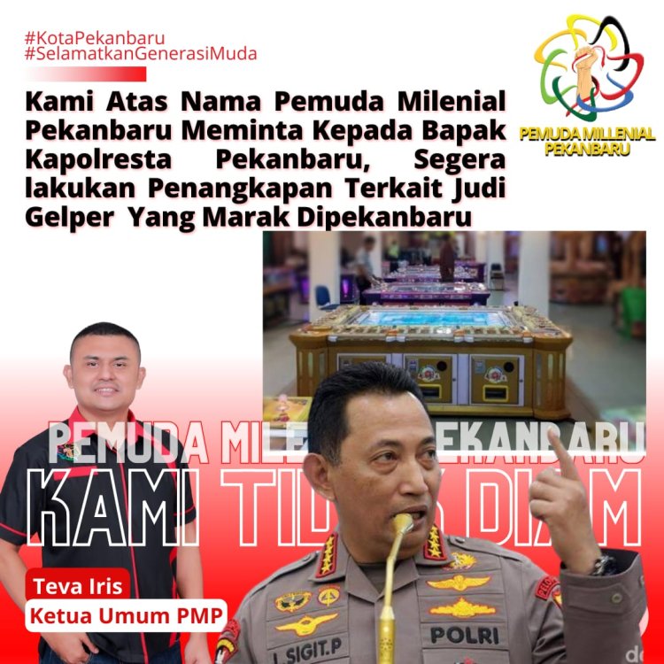 Judi Kembali Marak di Pekanbaru,PMP akan surati Kapolri.