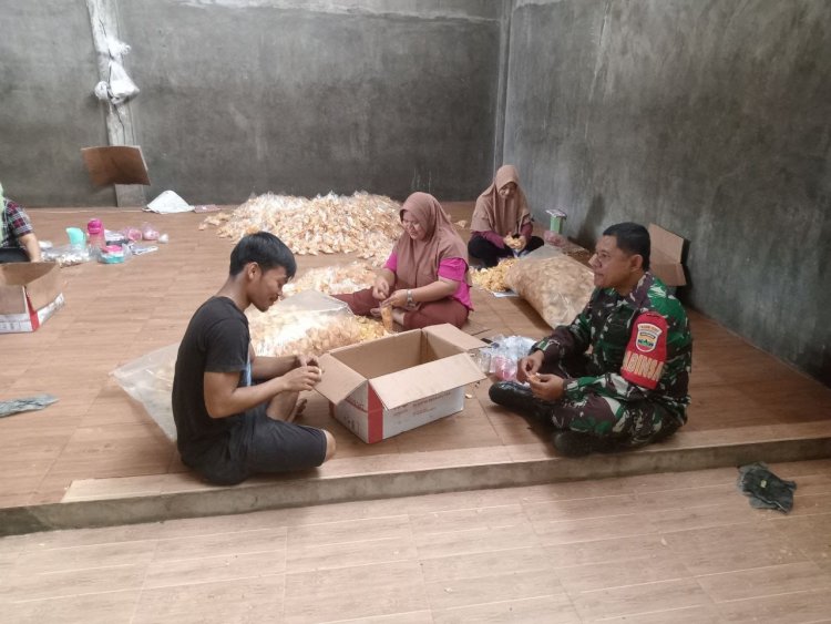 Babinsa Kodim 0301/Pbr Ajak UMKM Bisa Jadi Motor Penggerak Ekonomi