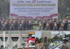 Dandim 0301/Pekanbaru Letkol Inf Sri Marantika Beruh, S.Sos., M.I.Pol., menghadiri Apel Gelar Sarana dan Prasarana (Sarpras) Operasi mantap Brata  Lancang Kuning 2023-2024