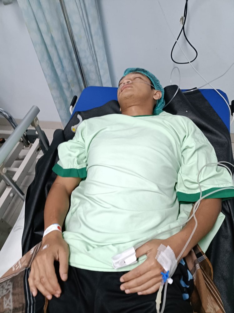 Keluarga Korban Pengeroyokan Yang dilakukan Oleh Oknum Polresta Pekanbaru Meminta Pelaku Dipecat