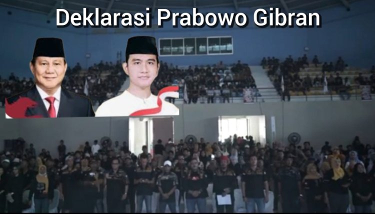 Ribuan Kader DPD Pekat IB Pekanbaru Deklarasi Dukung Prabowo-Gibran 05