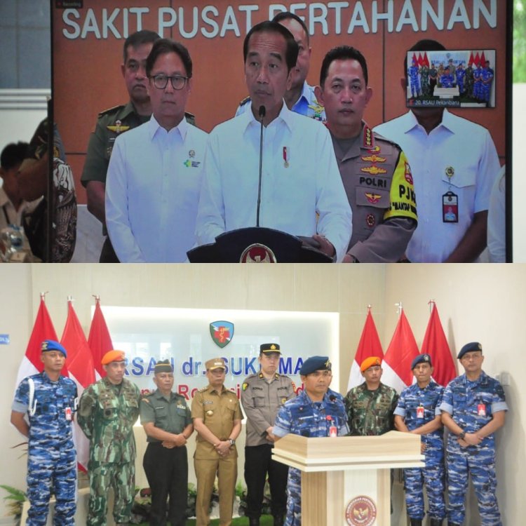 Dandim 0301/Pbr Diwakili Pasiren Hadiri Peresmian Gedung Baru RSAU dr. Sukirman Lanud RSN