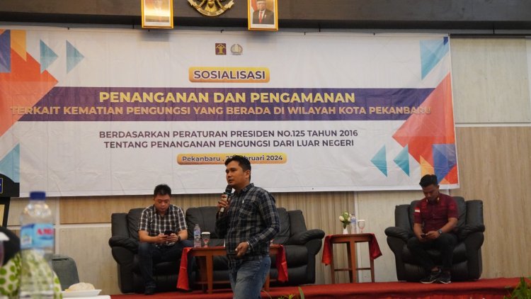 Rudenim Pekanbaru Mengadakan Sosialisasi Penanganan dan Pengamanan Pengungsi yang meninggal.