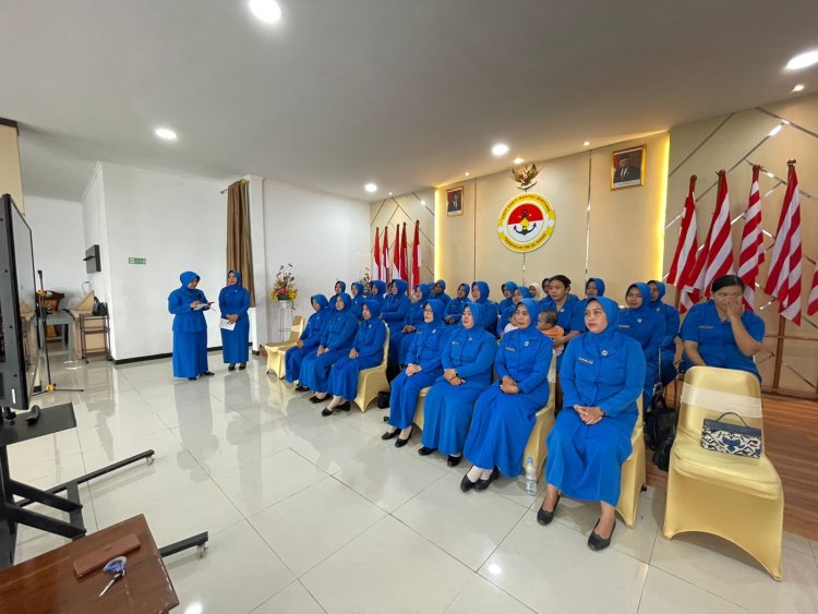 Jalasenastri Lanal Ranai melaksakan webinar kupas tuntas ASI, MP-ASI Dan stunting.