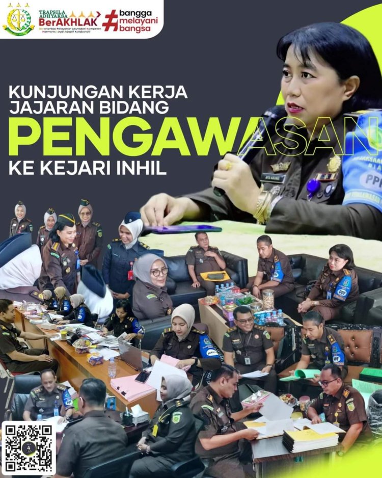 Aswad Kejati Riau Melakukan Inspeksi Umum dan Khusus di Kejaksaan Negeri Inderagiri Hilir