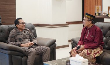 Kepala Kejaksaan Tinggi Riau Terima Kunjungan Kerja Sekaligus Silaturahmi Kepala Badan Pusat Statistik Provinsi Riau