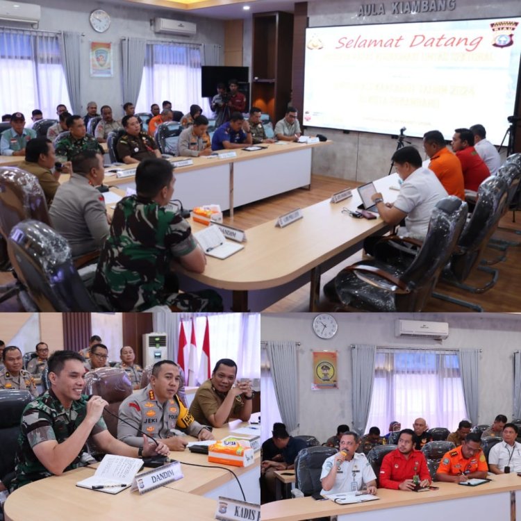 Dandim 0301/Pbr Hadiri Rakor Antisipasi Karhutla Tahun 2024
