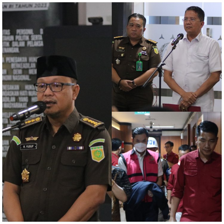 Tim Penyidik Menahan Tersangka HM Selaku Perwakilan PT RBT dalam Perkara Komoditas Timah