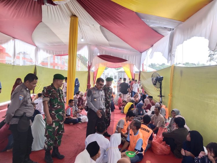 Babinsa Kodim 0301/Pbr Bersama Polsek Rumbai Laksanakan PAM di Lapas Kelas II Narkotika