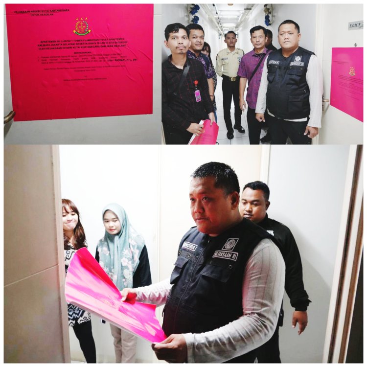 Sita Eksekusi 1 Unit Apartemen di Kalibata Milik Terpidana Iwan Ratman Dalam Perkara Tipikor Tanki Timbun BUMD Kabupaten Kutai Kartanegara