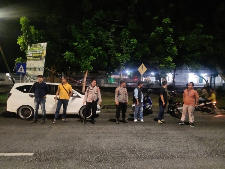 Antisipasi Premanisme, Kanit Reskrim Polsek Tampan Iptu Hasriyal Pimpin Ops KRYD dan PMS