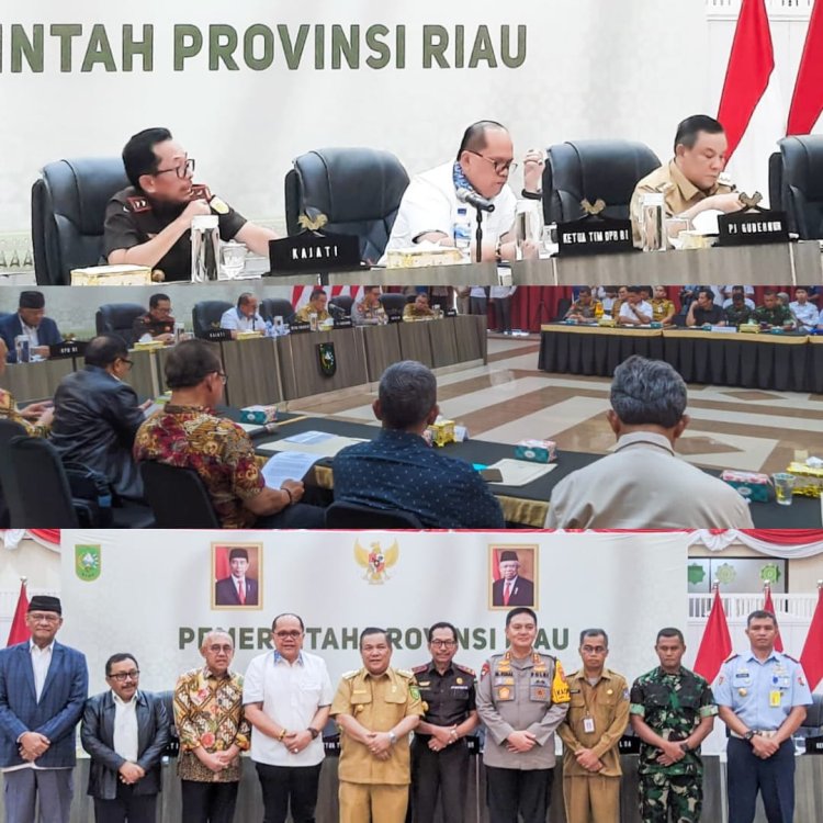 Kajati Riau Hadiri Kunker Tim Komisi II DPR-RI ke Provinsi Riau
