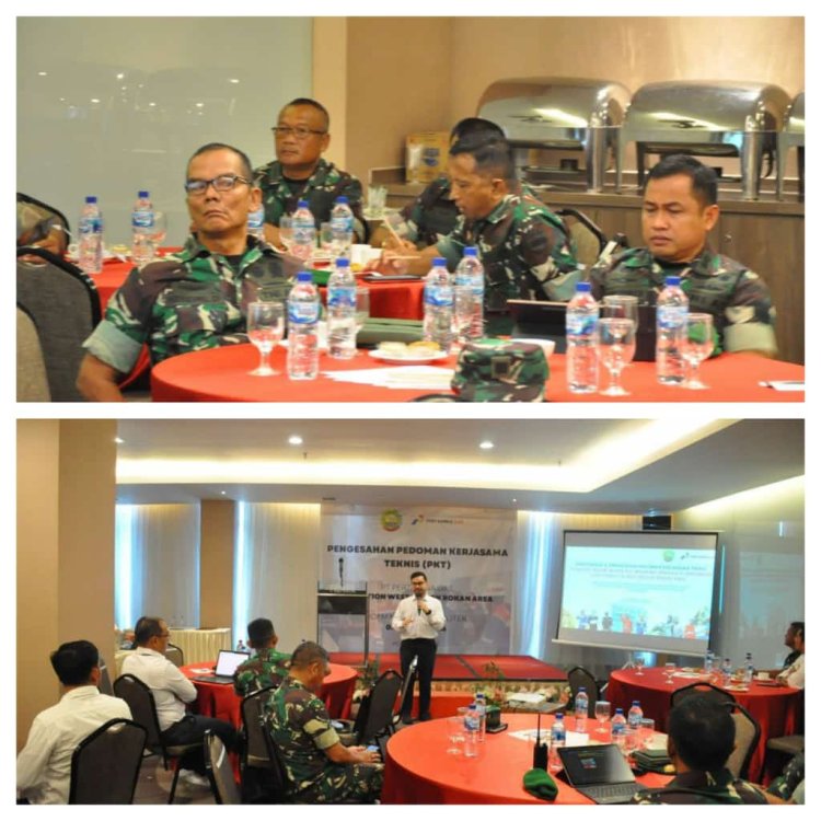 Kasdim 0301 Pekanbaru Hadiri Kerjasama PHR dengan Korem 031 Wira Bima