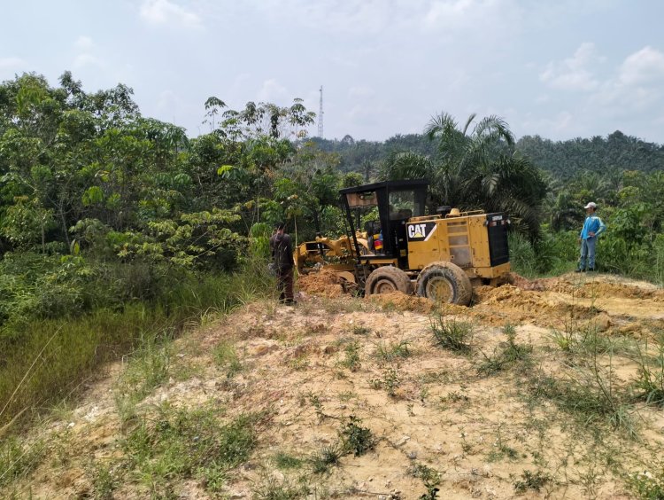Pra TMMD ke 120 Kodim 0301 Pekanbaru Sasar Buka Akses Jalan 400 M dengan Lebar 6 M