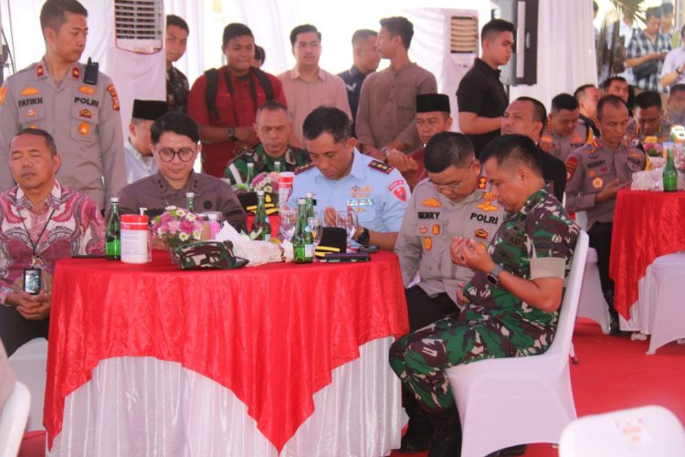 Kasdim 0301 PBR Hadiri Undangan Halal Bihalal Bersama Kapolda Riau