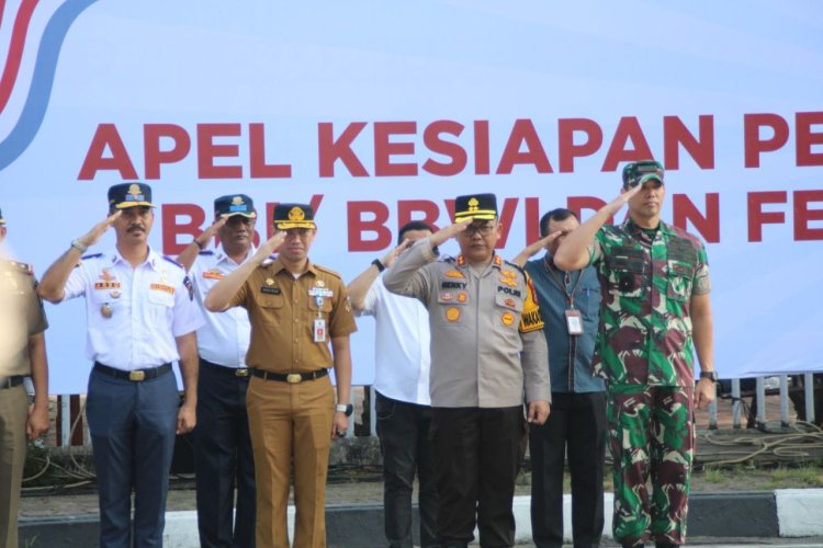Dandim 0301 PBR Hadiri Apel Pengamanan Apeksi, GNBBI, dan Festival Lancang Kuning 2024 di Gajah Mada