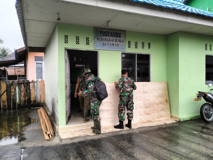 Jelang Pembukaan TMMD, Posko Sudah Mulai Dibersihkan