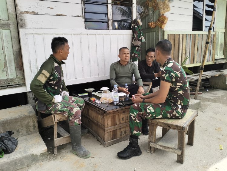 Kedekatan Satgas TMMD dan Warga, Komsos Pondasi Kemanunggalan TNI