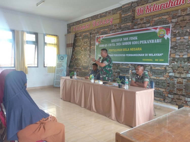 Beri Penyuluhan Bela Negara, Satgas TMMD Jaga Generasi Muda