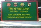 Tugu Prasasti TMMD ke 120 Kodim 0301 Pekanbaru Tanda Bukti Kemanunggalan TNI Bersama Rakyat