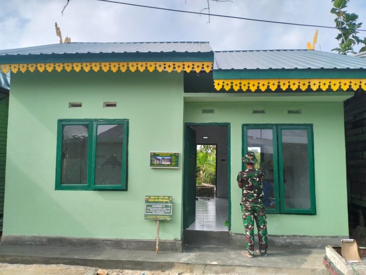 Jelang Penutupan TMMD 120, Renovasi RTLH Warga Meranti Pandak Hampir Rampung