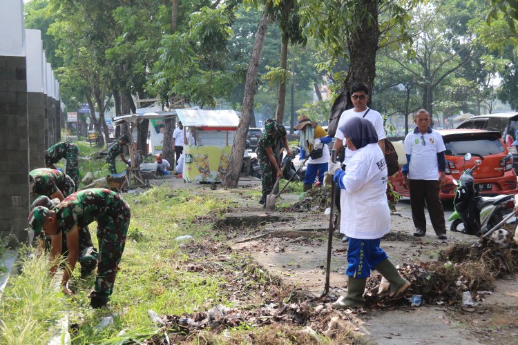 Sempena HUT ke 240, Kodim 0301 PBR Ikut Bakti Sosial Sinergitas Pemprov Riau dan Pemko Pekanbaru