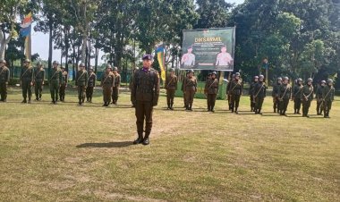 Wakili Dandim 0301/Pbr, Pasiter Pimpin Upacara Pembukaan Diksarmil Ke- IX Resimen Mahasiswa Batalyon 041/Indra Buana