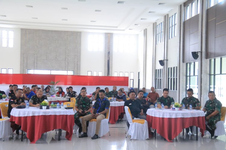 Dandim 0301 Pekanbaru Hadiri Coffee Morning Korem 031 WB Bersama Media Online dan Pengacara