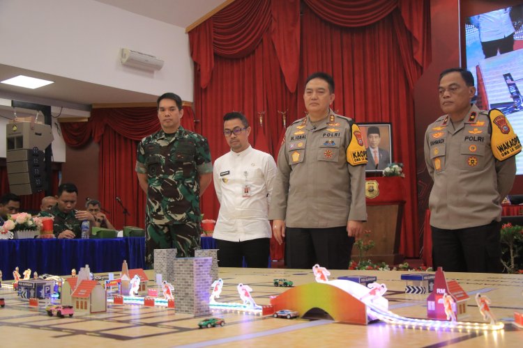 Rakor Kesiapan Riau Bhayangkara Run 2024,Dihadiri Dandim 0301/Pbr