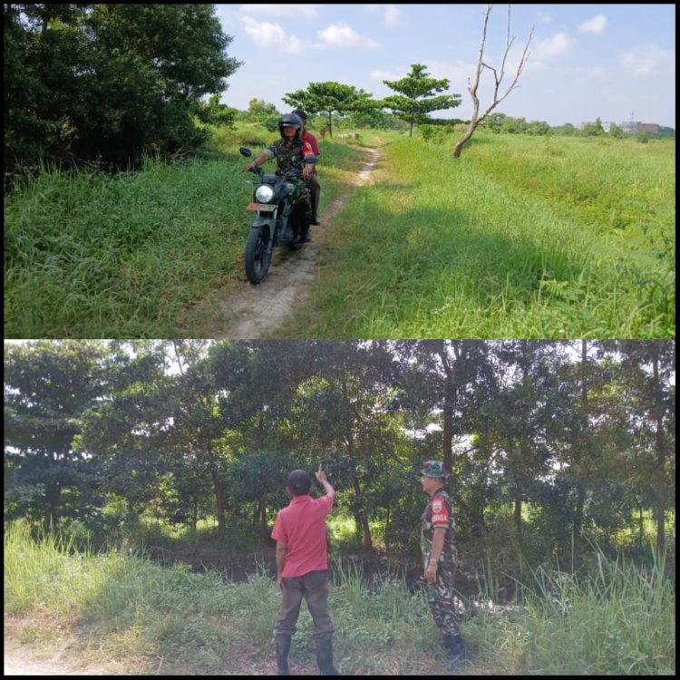 Babinsa Kodim 0301/Pbr Ajak Warga Cegah Karhutla