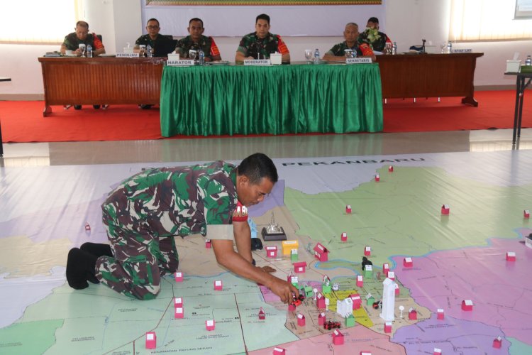 Metode TFG Dijadikan Kodim 0301/Pbr Untuk Amankan Pilkada Serentak