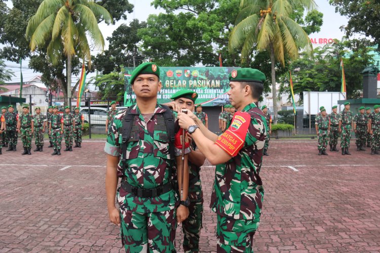 Komitmen Ikut Sukseskan Pengamanan Pilkada 2024,Kodim 0301/Pbr Laksanakan Apel Gelar Pasukan
