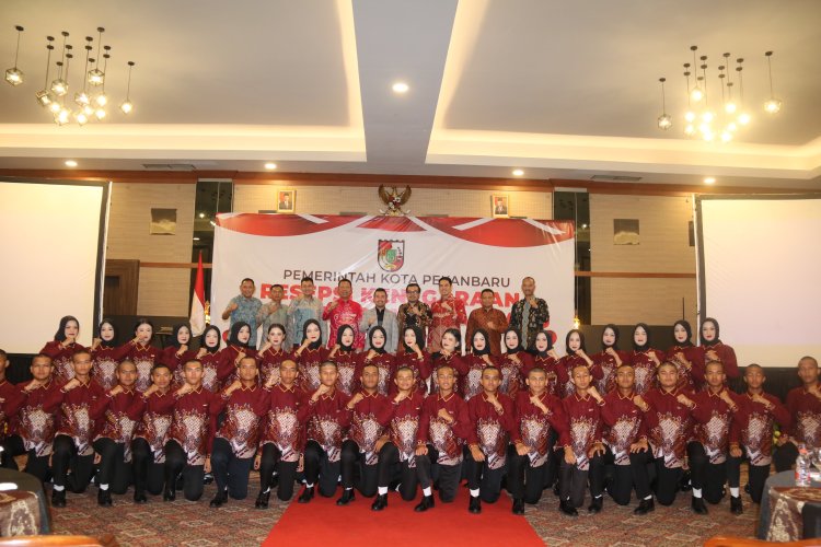 Dandim 0301/Pbr Hadiri Resepsi Kenegaraan Dalam Rangka HUT RI Ke-79 Kota Pekanbaru