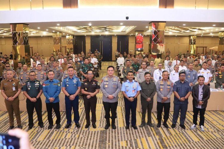 Wakili Dandim, Pasiops Kodim 0301/Pbr Hadiri Rapat Lintas sektoral Operasi Mantap Praja