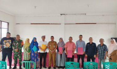 Babinsa Kodim/Pbr Berharap RT/ RW Yang Baru Dilantik Berikan Pelayanan Maksimal