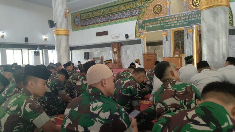 Kasdim Wakili Dandim Hadiri Peringatan Maulid Nabi Muhammad Saw 1446 H