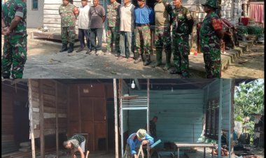 Kodim 0301/Pbr Wujudkan Hunian Layak Bagi Warga Melalui Program RTLH